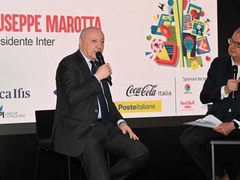 Il presidente dell'Inter Giuseppe Marotta (foto Bozzani)
