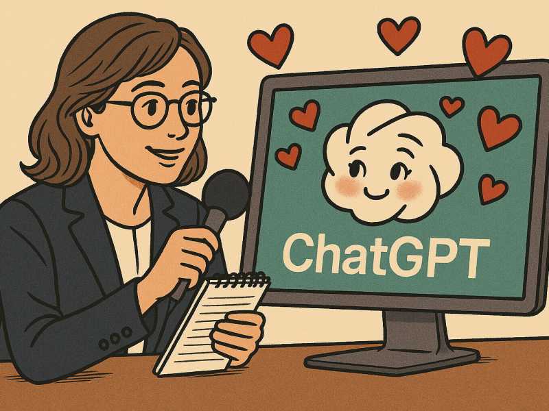 I sorrisi (virtuali) e il romanticismo di un chatbot in un mese di Foglio AI