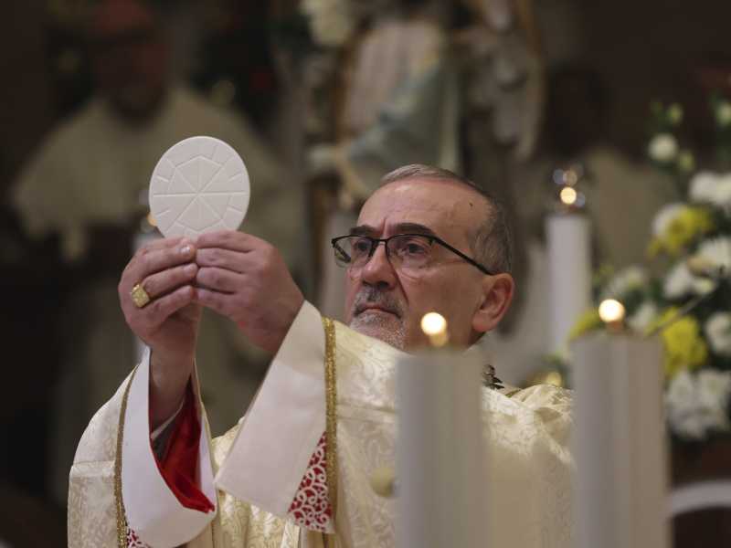 Pierbattista Pizzaballa &egrave; patriarca latino di Gerusalemme dal 2020 (foto LaPresse)&nbsp;<br />