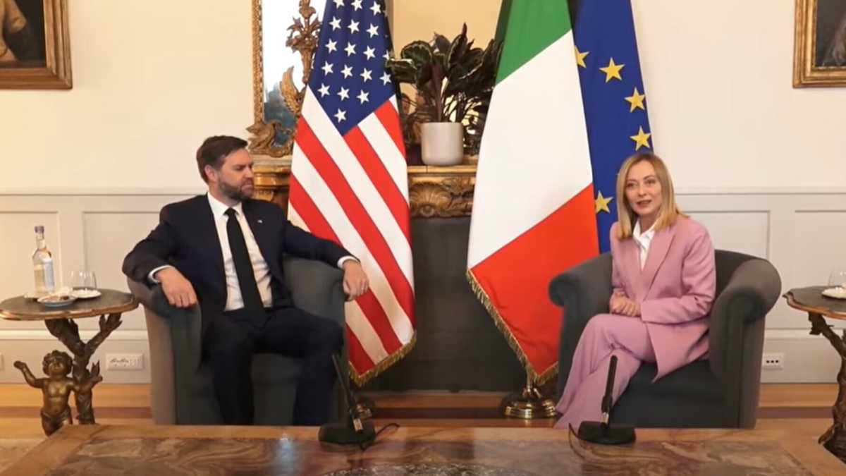 Immagine di Vance a Roma, l'incontro con Meloni: "Negoziato sui dazi con l'Ue"