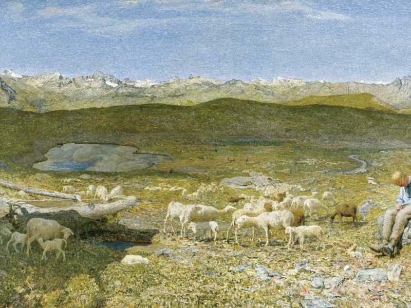 Giovanni Segantini, "Pascolo alpino"