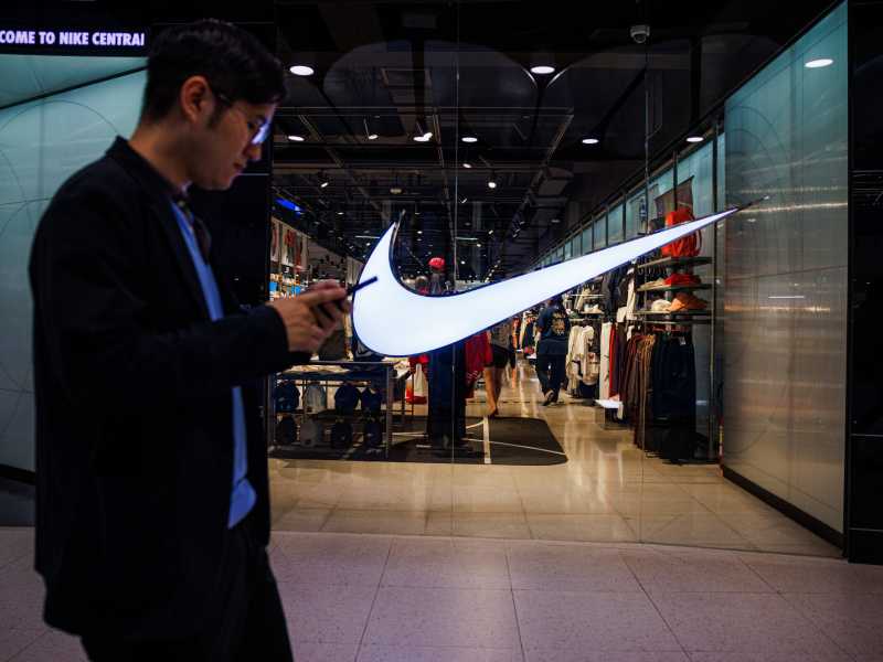 Negozio Nike in un centro commerciale di Bangkok, in Thailandia (Foto di Lauren DeCicca/Getty Images)&nbsp;<br />
