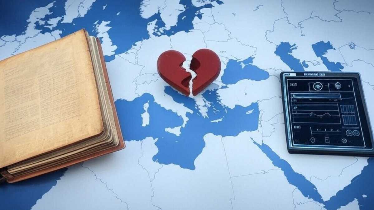 Immagine di Se le chiedi una carta dell’Europa e del medio oriente, l’AI va subito in confusione