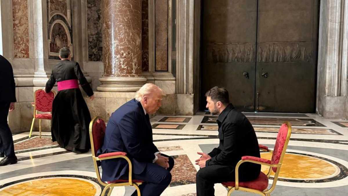 Immagine di L'incontro Zelensky-Trump, è stata la mano de dios