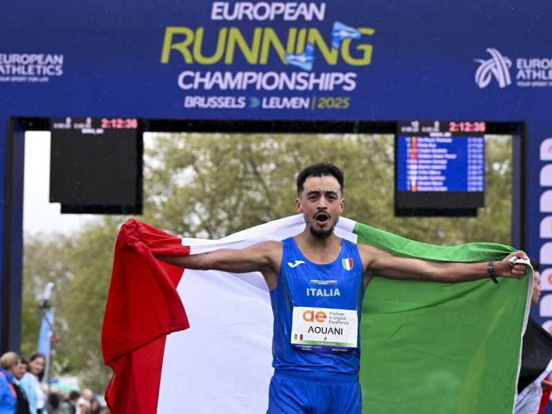 Iliass Aouani, Ansa