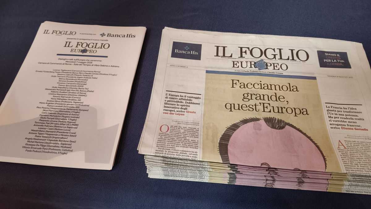 Immagine di "Il Foglio europeo", il nuovo mensile in edicola con Il Foglio