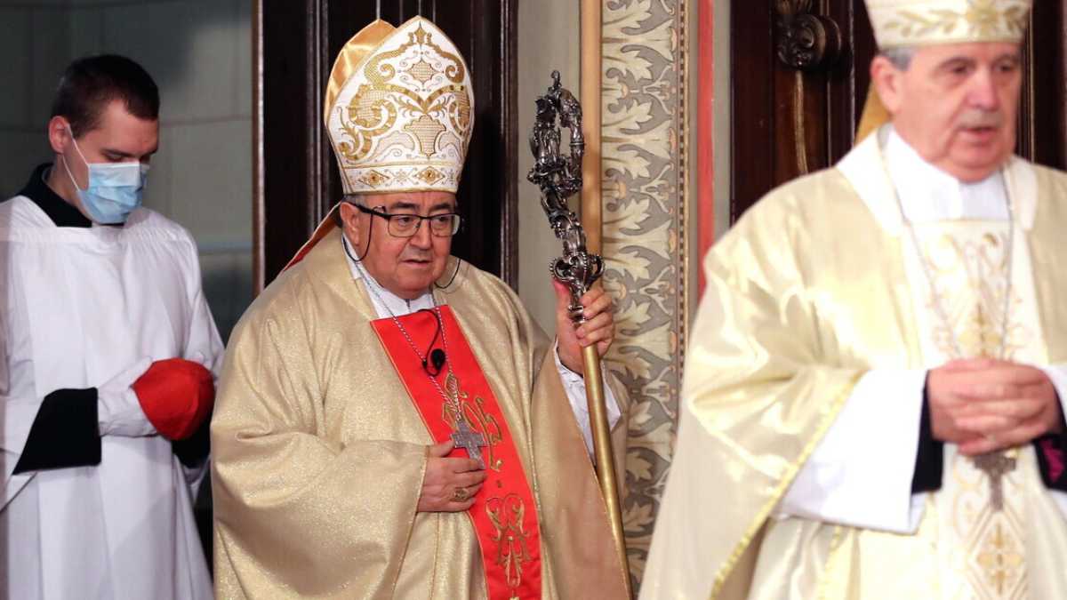 Immagine di Auguri al cardinale Puljic