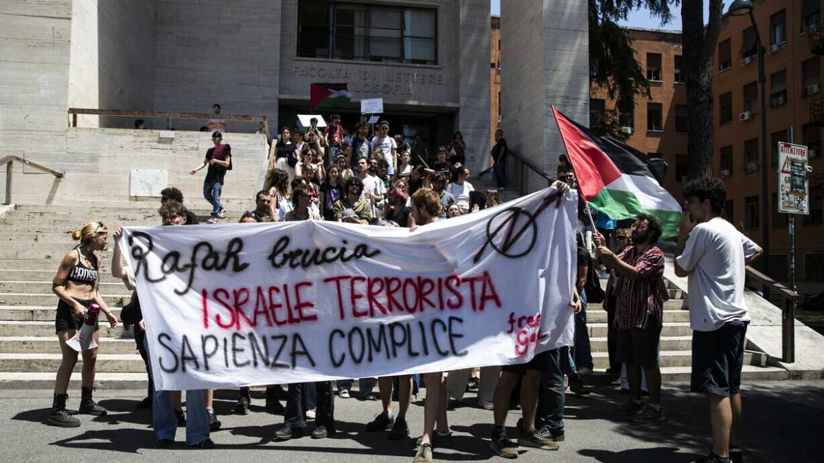 Immagine di “Lo scolasticidio di Israele, stato terrorista”. Scene da un convegno alla Sapienza