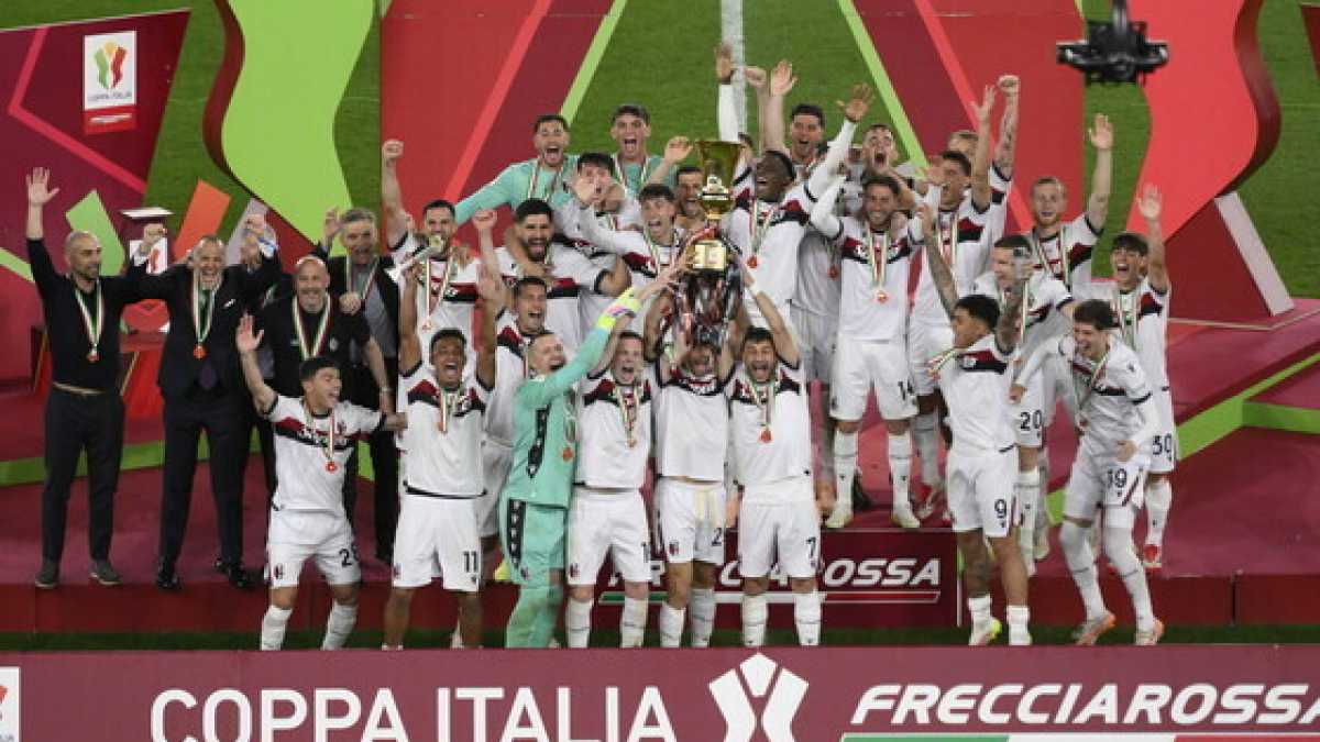 Immagine di Il Bologna ha vinto la Coppa Italia. Una gioia rimandata 51 anni