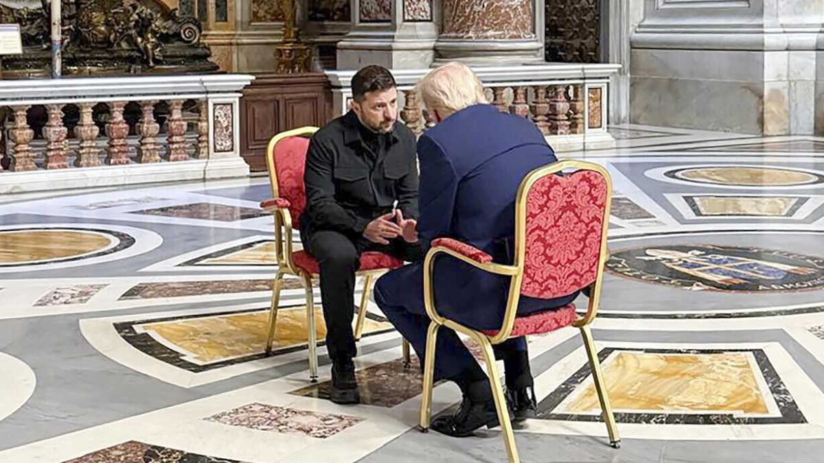 Immagine di Gli effetti grotteschi di una foto a San Pietro