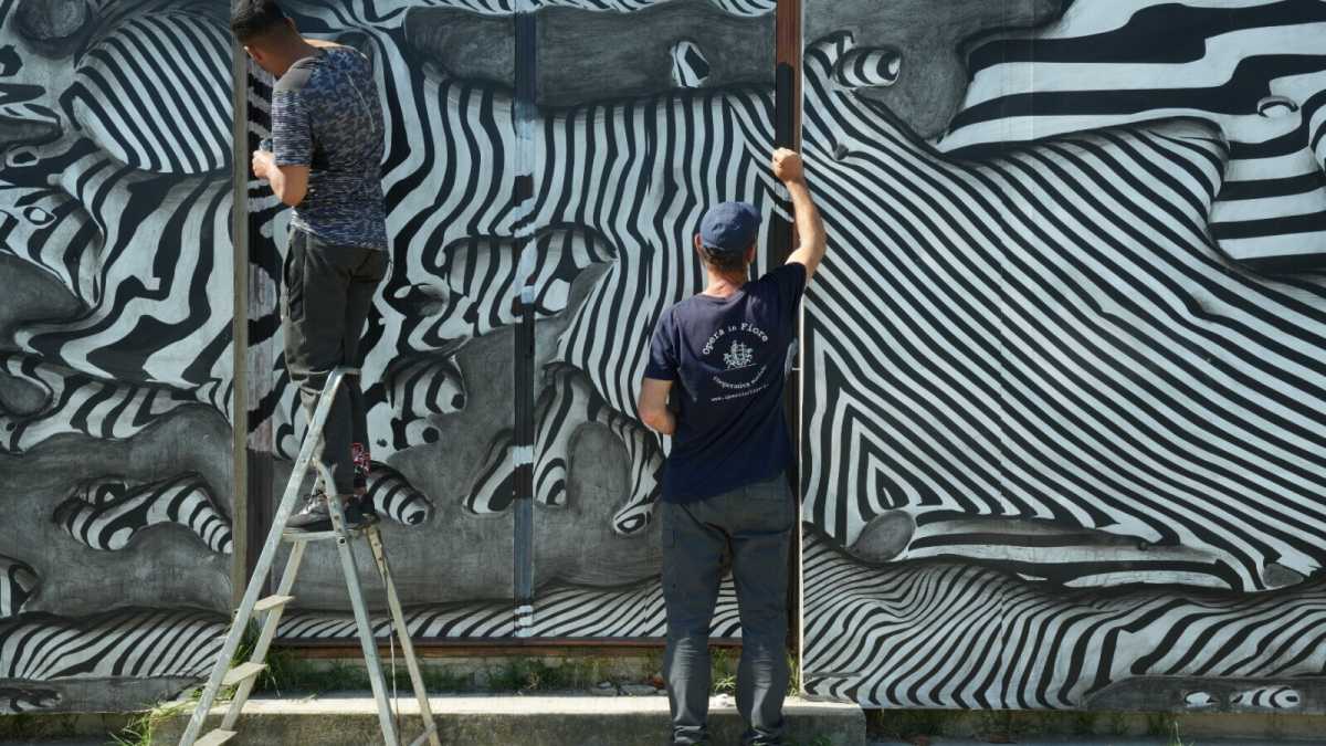 Immagine di L’arte vi farà (un po’) liberi. Storia di un bel murale nel carcere di Opera