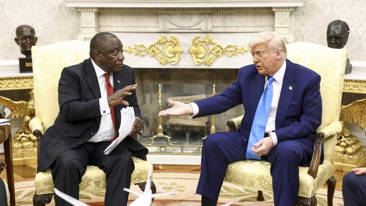 Immagine di La mezza imboscata di Trump a Ramaphosa nello Studio Ovale