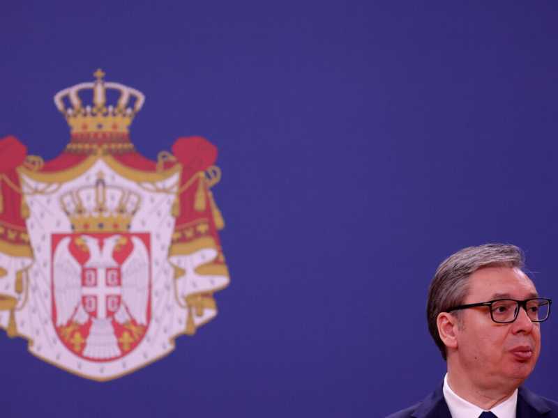 Aleksandar Vucic, presidente della Serbia (foto ANSA)