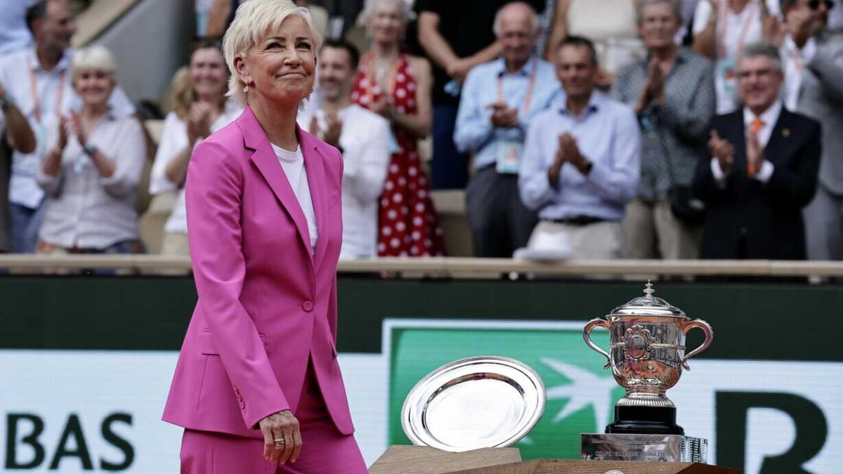 Immagine di Chris Evert incantata dal tennis di Sinner e Paolini