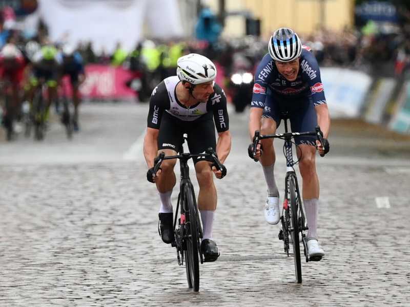 L'ultima volta che il Giro d'Italia arriv&ograve; a Gorizia era il 2021 (foto LaPresse)