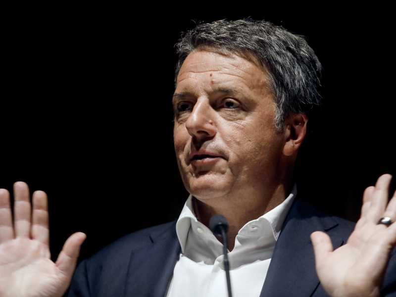 Matteo Renzi (foto Ansa)