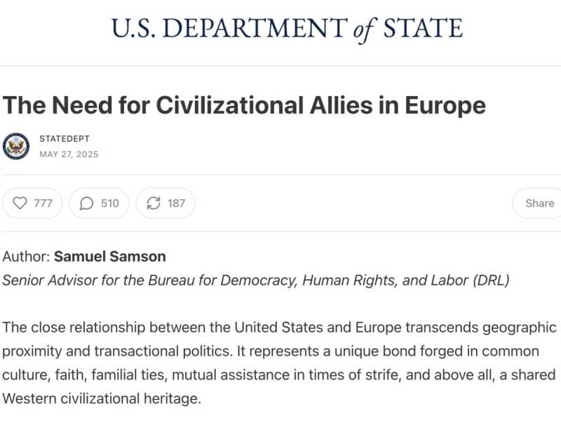 La newsletter del dipartimento di stato americano sembra scritta da Orbán