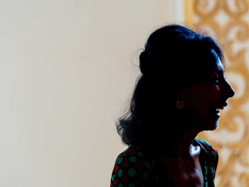Yasmina Reza (foto Ansa)