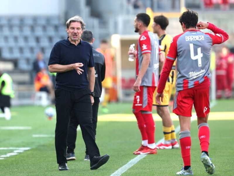 L'allenatore della Cremonese Giovanni Stroppa (foto LaPresse)