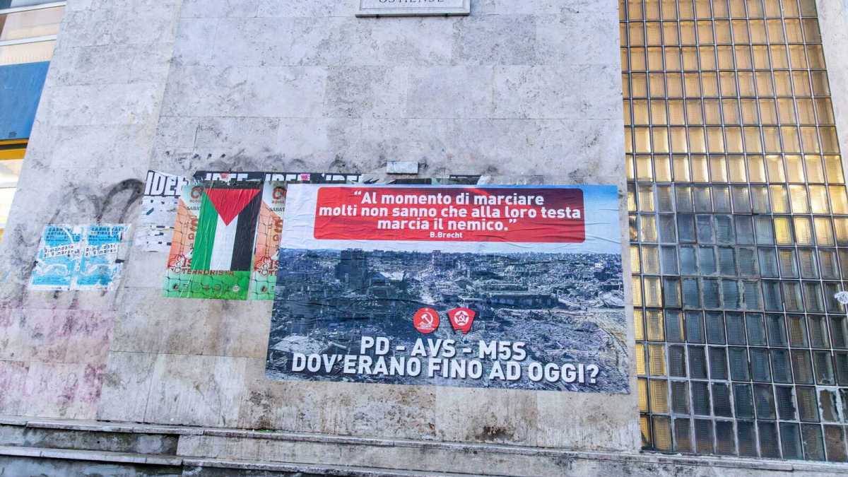 Immagine di A Roma i comunisti attaccano Pd, M5s e Avs sulla Palestina: "Dov'erano fino a oggi?"