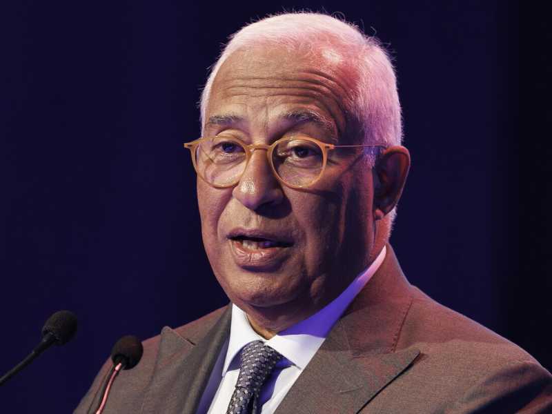 Ant&oacute;nio Costa (foto Ansa)<br />