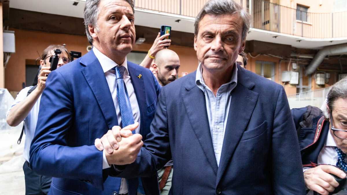 Immagine di La piazza milanese per Gaza di Renzi e Calenda: un popolo, due leader. Prove di pace