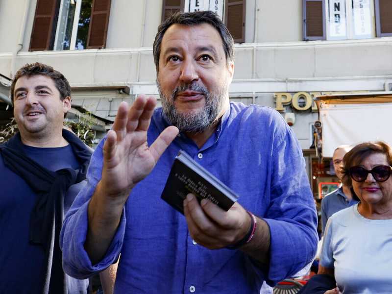  Matteo Salvini - foto Ansa