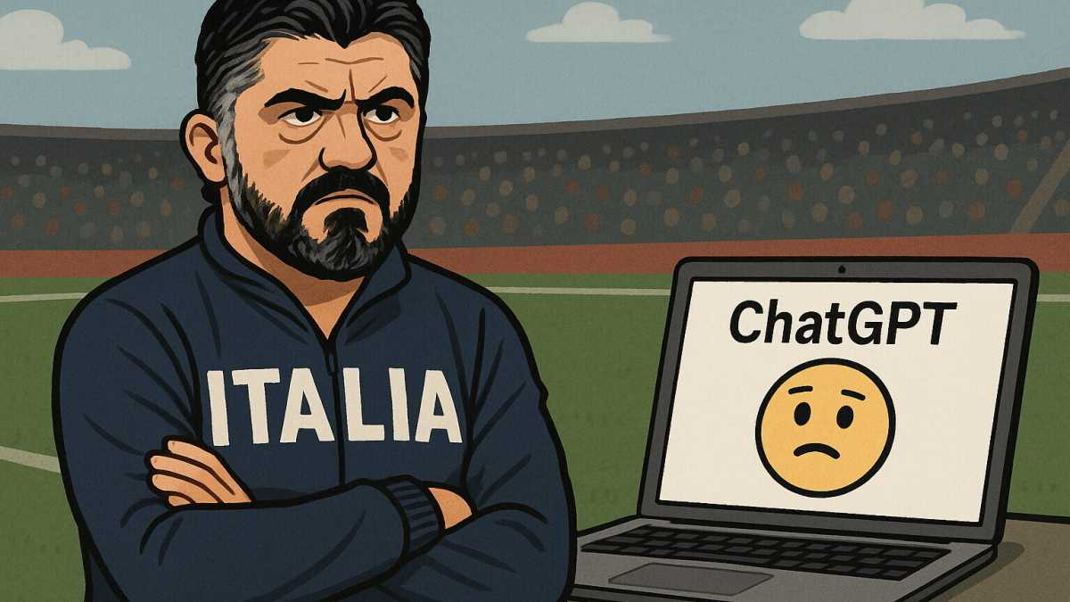 Immagine di Nemmeno l’AI trova motivi razionali per scegliere Gattuso come CT della Nazionale