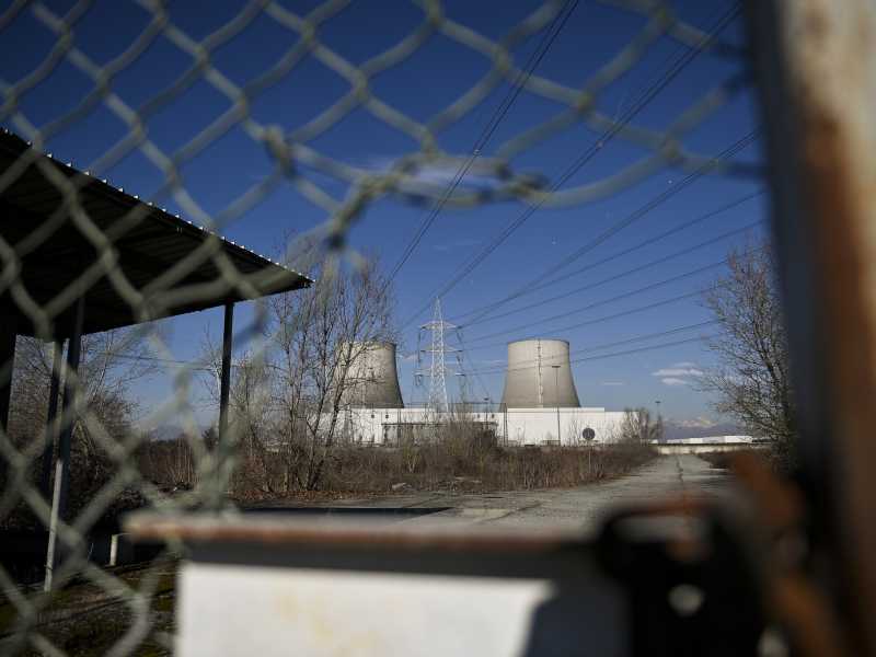L'ex centrale nucleare Galileo Ferraris a Trino Vercellese (foto Getty)