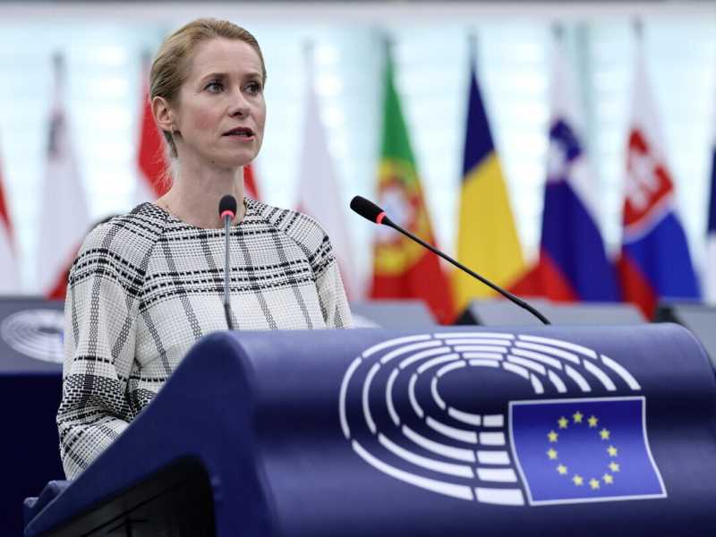 L&rsquo;Alto rappresentante per la politica estera Kaja Kallas (foto ANSA)