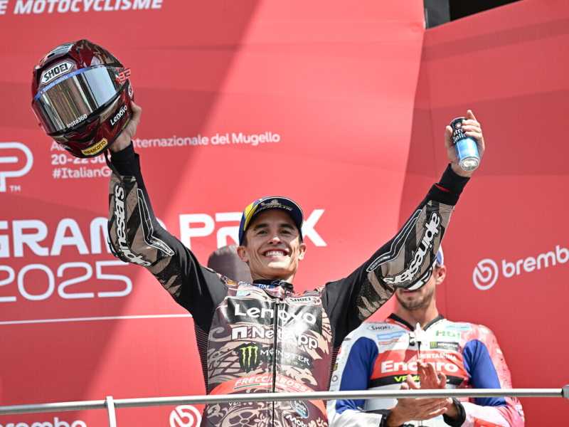 Moto gp, Marquez vince anche al Mugello. Bagnaia continua a non ritrovare se stesso