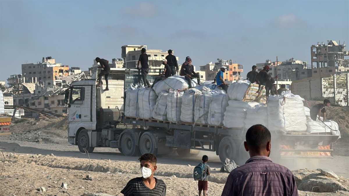 Immagine di Gaza va sfamata in sicurezza