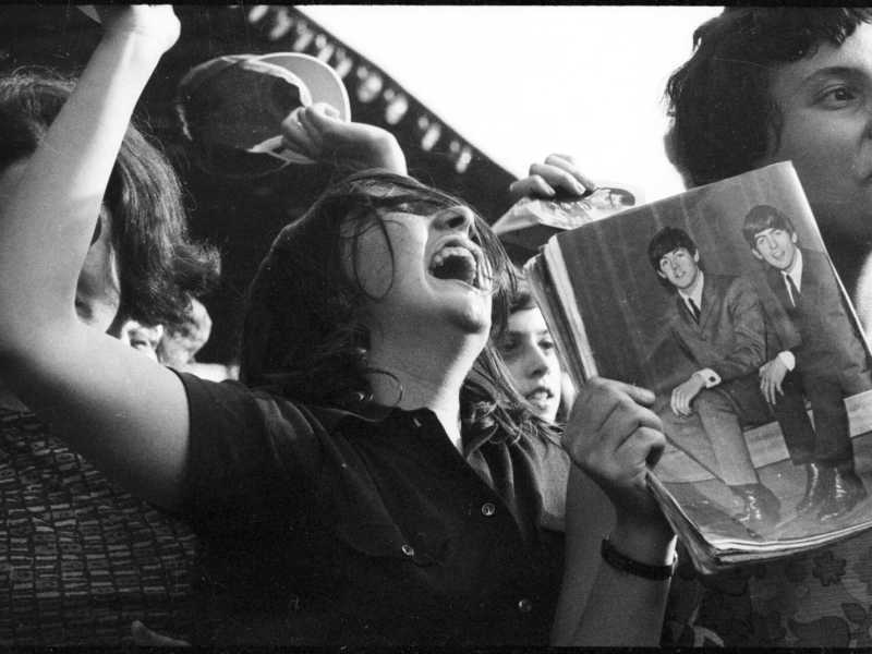 &nbsp;Alle Gallerie d&rsquo;Italia le immagini di Publifoto del concerto dei Beatles del 1965