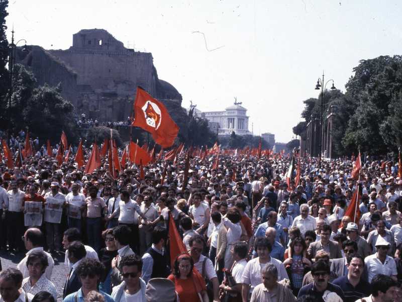Funerali di Berlinguer (Ansa)