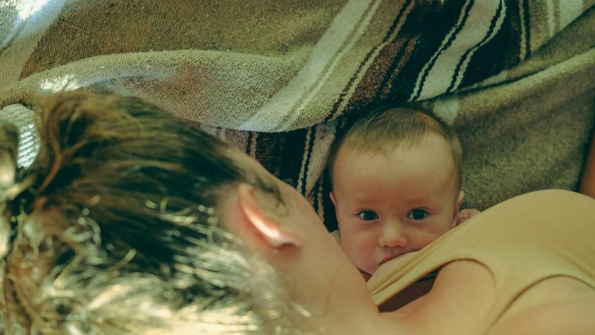 Immagine di Quante storie, non sei la prima che allatta. Sei o no invidiosa dei miei muscoli?
