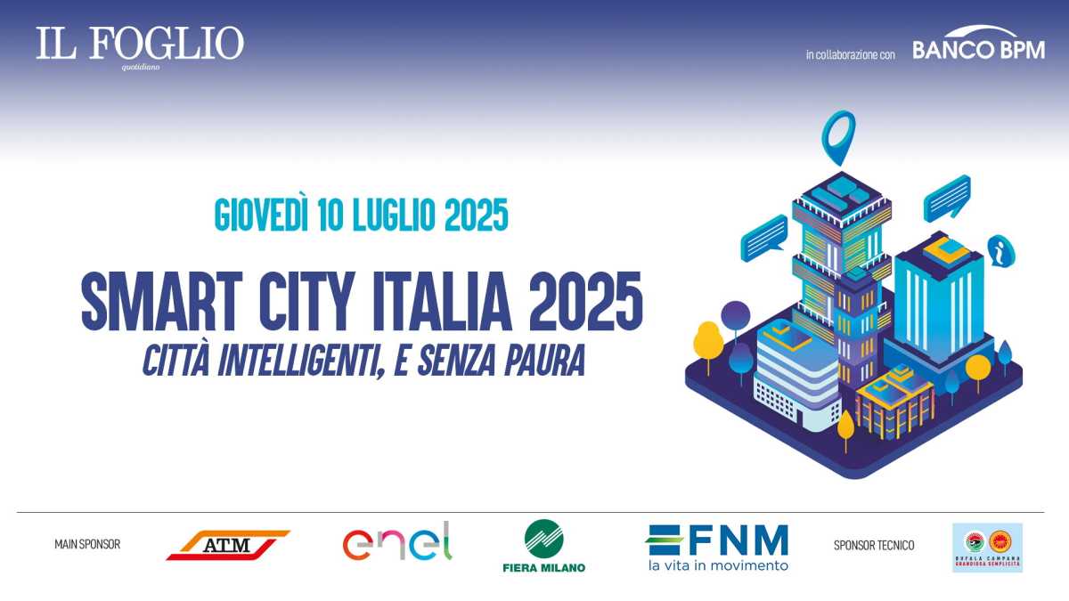 Immagine di Smart City Italia 2025. Città intelligenti e senza paura