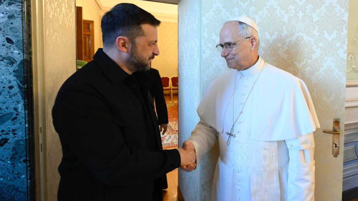 Immagine di Zelensky è a Roma. L'incontro con Papa Leone e Mattarella