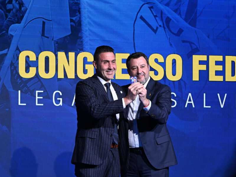&nbsp;Roberto Vannacci e Matteo Salvini - foto Ansa