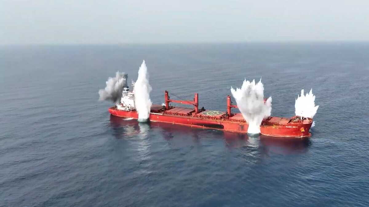 Immagine di Aspides spuntata, con due sole navi contro i missili degli houthi