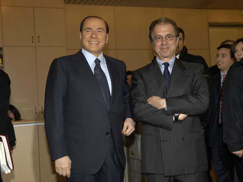 Silvio Berlusconi con Sandro Parenzo nel 2006 (foto Ansa)