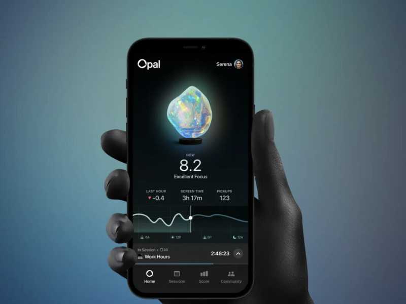(screen dal sito dell'app Opal)