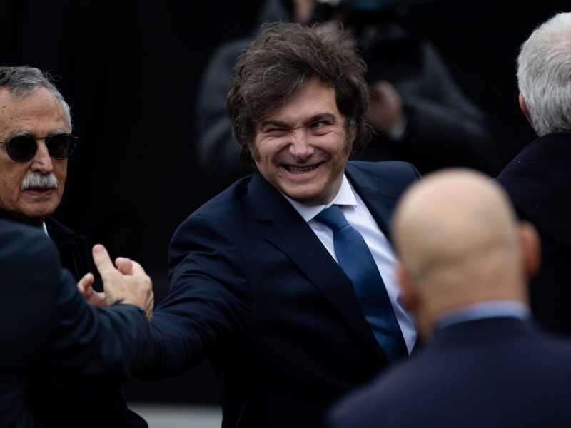 Javier Milei (Tomas Cuesta/Getty Images) <br />