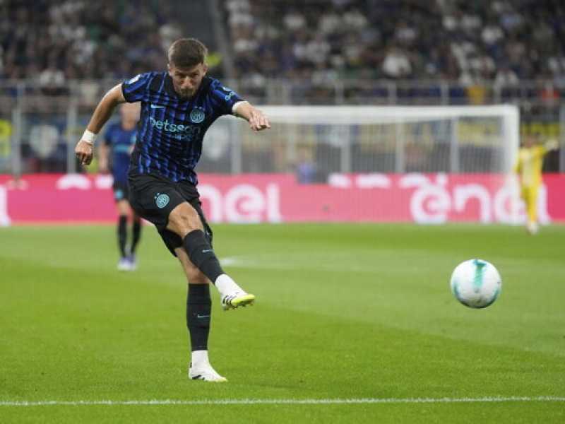 Il centrocampista dell'Inter&nbsp;Petar Sučić (foto LaPresse)<br />