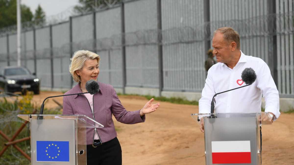 Immagine di Von der Leyen oggetto di minacce russe