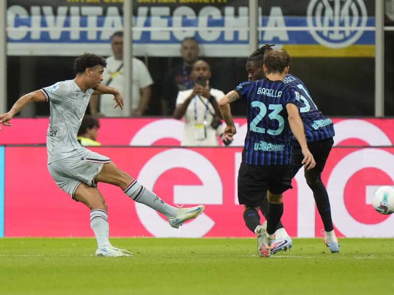  Il gol di Arthur Atta contro l'Inter nella seconda giornata di Serie A (foto LaPresse)<br />