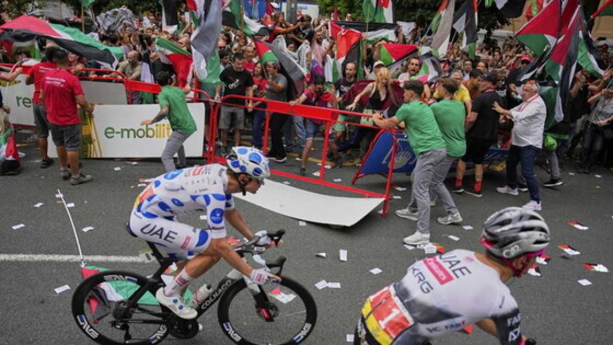 Immagine di La sconsideratezza dei manifestanti pro Pal alla Vuelta 2025