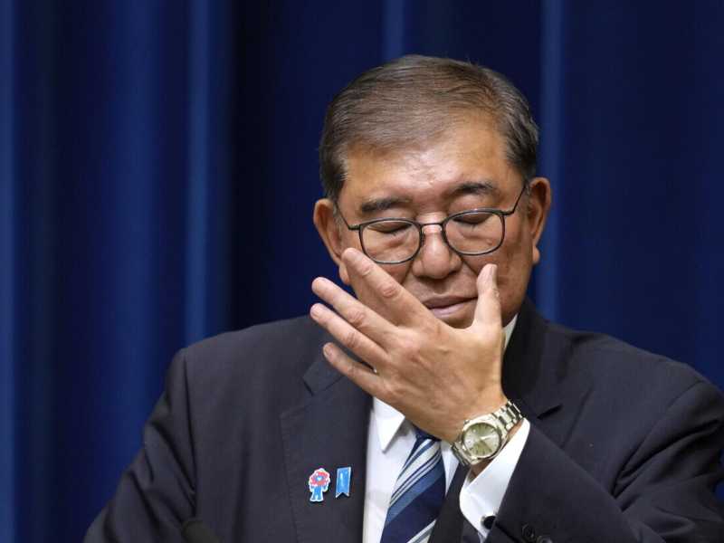 Shigeru Ishiba (foto Epa, via Ansa)&nbsp;<br />