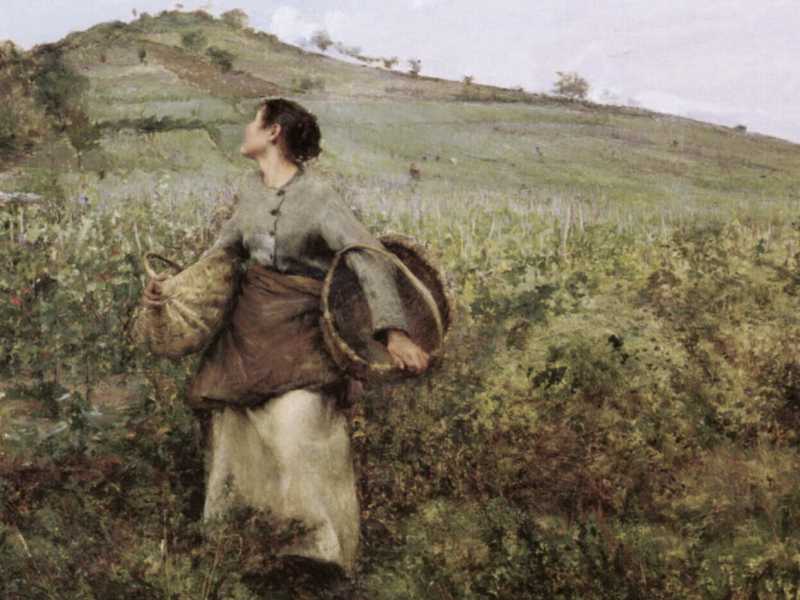 Jules Bastien-Lepage, "Tempo di vendemmia", 1877