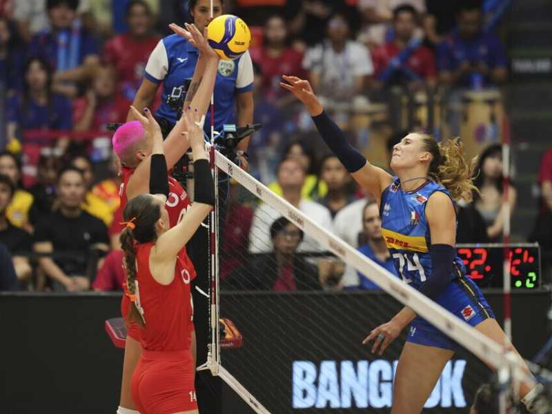 Ekaterina Antropova in finale contro la Turchia (LaPresse)