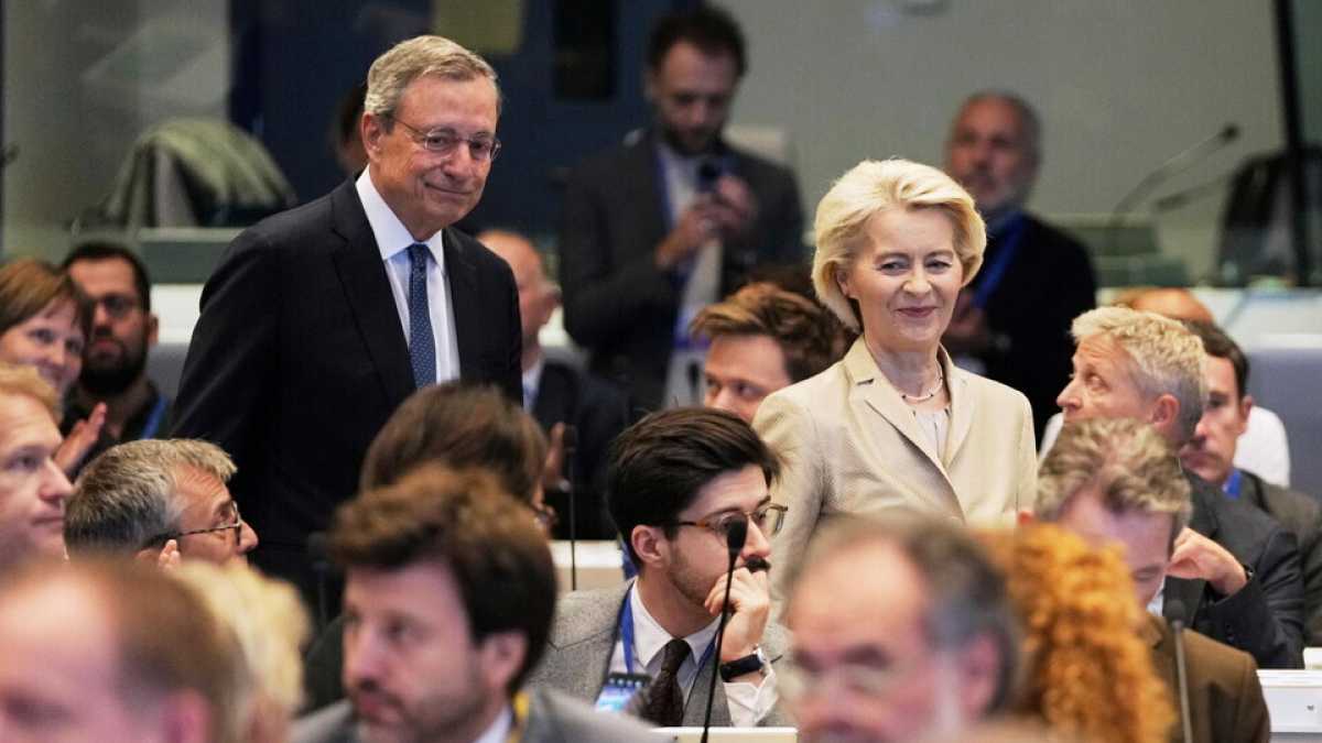 Immagine di Draghi ha un’altra visione dell’Ue e non vuole finire nel cassetto dei buoni propositi di von der Leyen